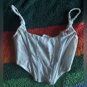 Urban outfitters corset tank